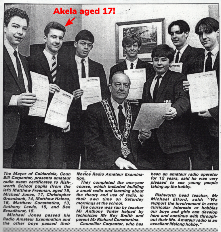 Our Jamboree on the air 23rd Manchester Scout Group