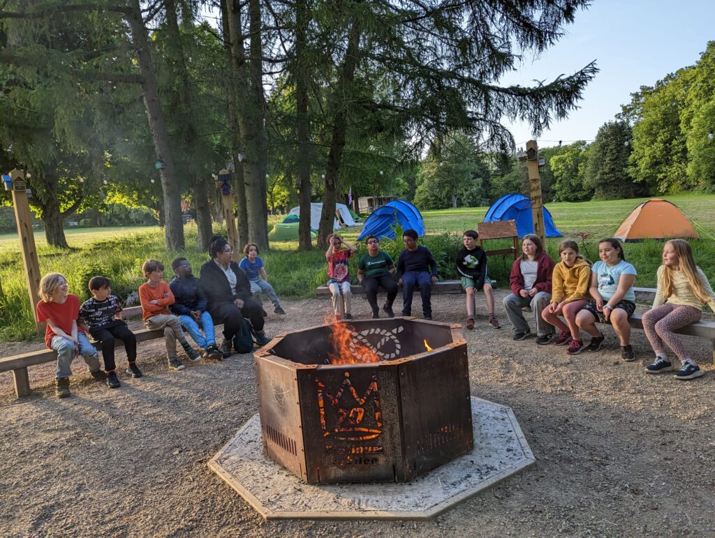 Round the Unity Campfire at Kibblestone.